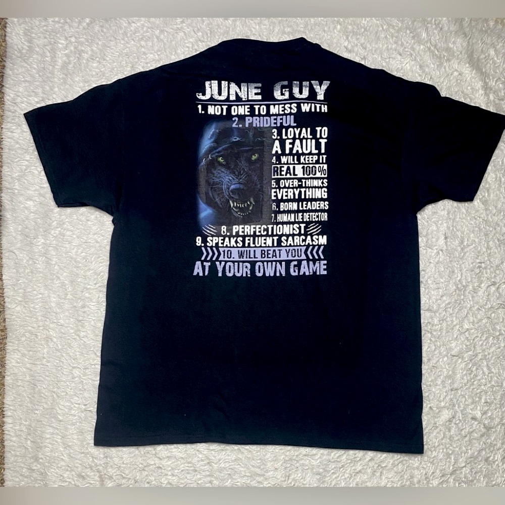 June Guy Fruit  of the loom Mens T shirt size XL
